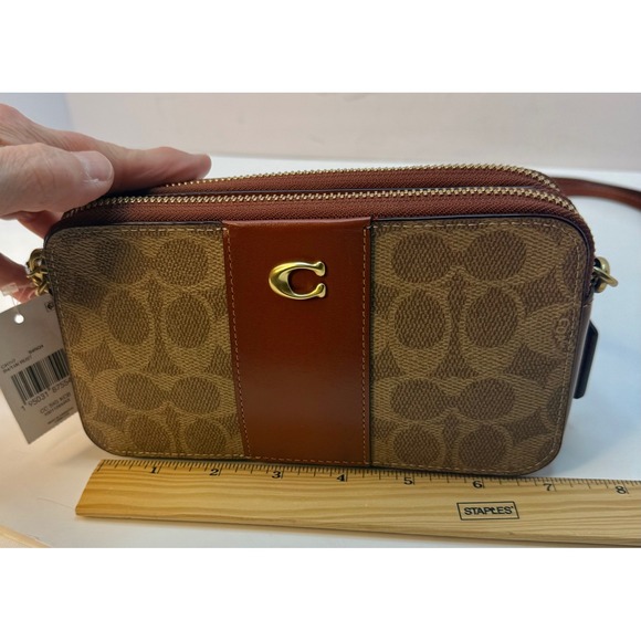 Coach Women's Kira Colorblock Signature Canvas Crossbody Bag - Picture 6 of 11